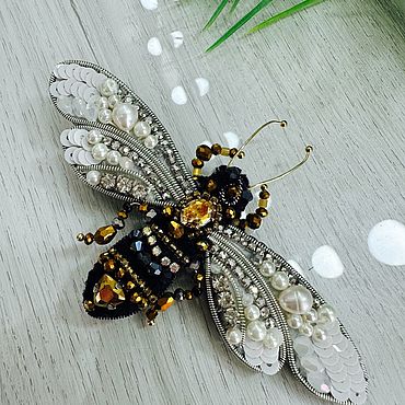 Украшения ручной работы. Ярмарка Мастеров - ручная работа Брошь «Мотылек». Handmade.