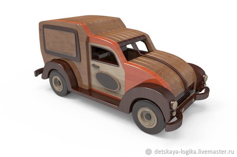 Деревянная машинка Фургон для доставки шоколада Арт. ДЛ-407 в интернет ...