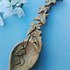 Ложка с плющом. Ложки. JuniperWoodcarving (woodjuniper). Ярмарка Мастеров.  Фото №6