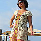 Openwork Beach Tunic Knitted Dress, Lace Cotton Dress, Tunics, Ekaterinburg,  Фото №1