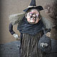 Соседки Ведьмы Пучеглазые цена за парочку. Интерьерная кукла. Мир кукол Лоры Пинтсон. Ярмарка Мастеров.  Фото №5