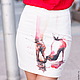 red. mini skirt. summer clothing. the summer skirt. clothes for vacation .a mini-skirt. short skirt. white skirt.
