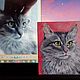 Order Painting cat Portrait of a cat Portrait by photo Oil on Canvas. matryoshka (azaart). Livemaster. . Pictures Фото №3