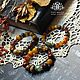 Set of three bracelets 'Honey Autumn'. Bead bracelet. Handiwork decorations. Online shopping on My Livemaster.  Фото №2