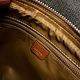 Винтаж: Клатч Celine Paris Brown Macadam с ремешком на запястье. Сумки винтажные. Chic bags. Ярмарка Мастеров.  Фото №6