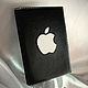 ОБЛОЖКА ДЛЯ ПАСПОРТА " APPLE " ( black ) НАТУРАЛЬНАЯ КОЖА. Обложка на паспорт. NIKOLAY PERKHUROV. Интернет-магазин Ярмарка Мастеров.  Фото №2