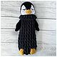 Пижамница Пингвин : Пижамница Пингвинёнок. Мягкие игрушки. Sunny_funny_gifts. Ярмарка Мастеров.  Фото №5
