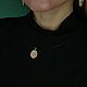 Золотая подвеска с изумрудами в ирландском стиле. Подвеска. Darshain JEWELRY. Ярмарка Мастеров.  Фото №5