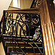 Лестница из ясеня с ковкой из ценных пород на заказ, Лестницы, Москва,  Фото №1