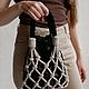 Авоська макраме, сумка в стиле Prada. Авоська. Makrame-dekor-dlya-doma. Интернет-магазин Ярмарка Мастеров.  Фото №2