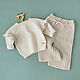 Order A children's jumper for a girl. 1-3 months. babyshop. Livemaster. . Gift for newborn Фото №3