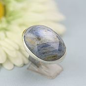 Украшения handmade. Livemaster - original item ring with kyanite. Silver.. Handmade.