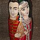 Matryoshka portrait Wedding in the Slavic style. Dolls1. Original painted Souvenirs and gift. My Livemaster. Фото №5