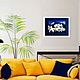  фактурный акрил Ночная свежесть ромашек. Картины. НИКИ. Ярмарка Мастеров.  Фото №5