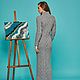 Order Grey warm dress. SHAPAR - knitting clothes. Livemaster. . Dresses Фото №3