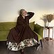 Платье в наличии длинное бохо с карманами смесовый лен. Платья. SVЭRO dress. Ярмарка Мастеров.  Фото №4