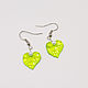 Earrings Spring, leaf-shaped. Earrings. Eni-e. Online shopping on My Livemaster.  Фото №2