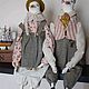 Голуби. Интерьерные куклы ручной работы. Pigeon dolls. Будуарная кукла. Регина Рыжова. Интернет-магазин Ярмарка Мастеров.  Фото №2