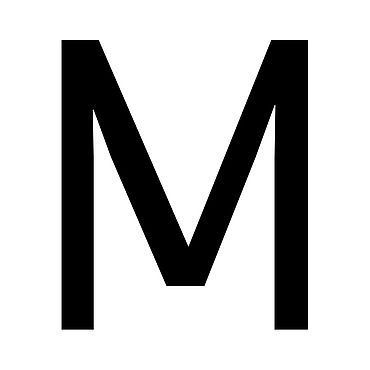 Цифровые товары ручной работы. Ярмарка Мастеров - ручная работа Схема для вышивки: "литера М". Handmade.