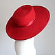 Шляпа фетровая широкополая "Vogue". Шляпы. 'Ariadne's thread' (ariadna_hats). Ярмарка Мастеров.  Фото №5