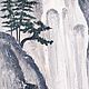 Бушующий водопад в скалах. Картины. Картины Арт Вселенная. Ярмарка Мастеров.  Фото №5