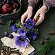 Букет Анемонов. Анемон из холодного фарфора. Композиции. Fiore Spell. Интернет-магазин Ярмарка Мастеров.  Фото №2