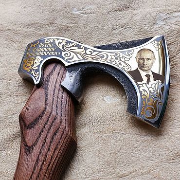 Сувениры и подарки ручной работы. Ярмарка Мастеров - ручная работа Авторский топор Портрет по фото на заказ на топоре картина. Handmade.