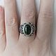 Ring with chrome diopside 'Ilida'. Rings. masterskai. My Livemaster. Фото №4