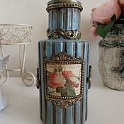 Для дома и интерьера handmade. Livemaster - original item Vintage glass vase, 