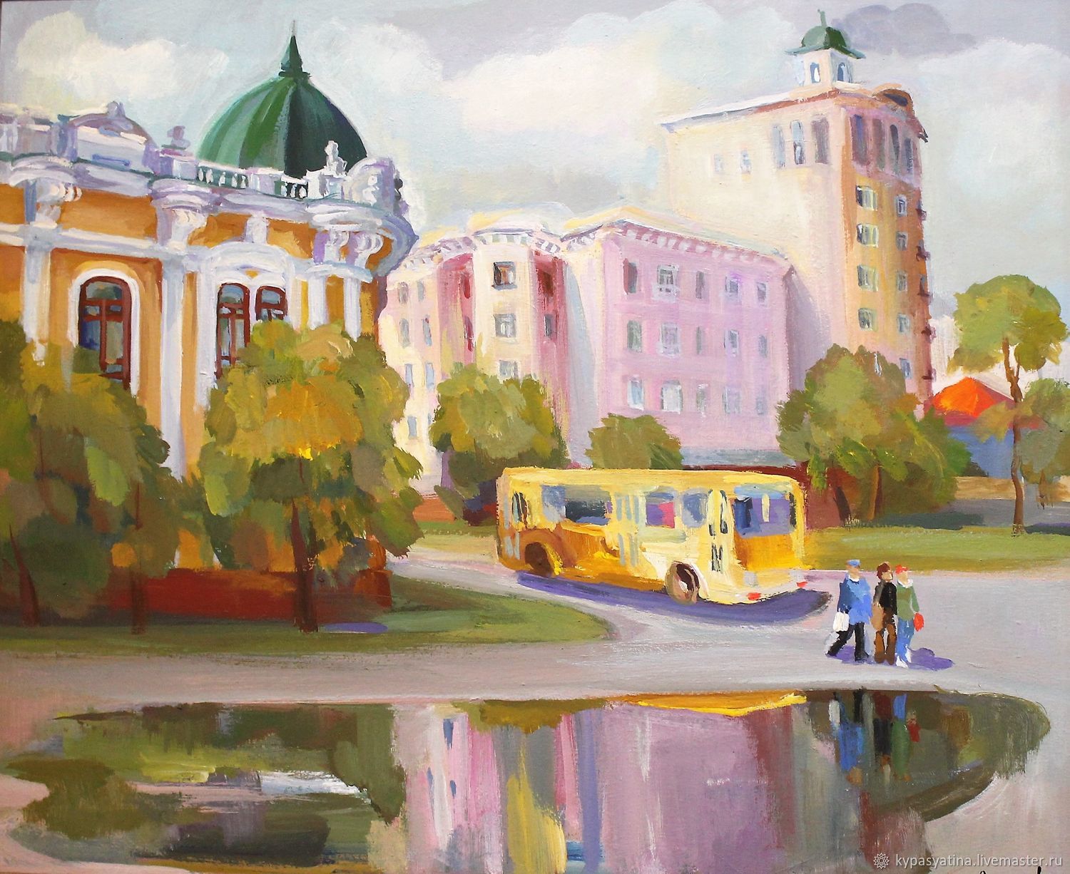 Город Красноярск картина
