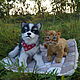 Щенок хаски Макс. Игрушки. Teddy Realistic Toys. Ярмарка Мастеров.  Фото №6