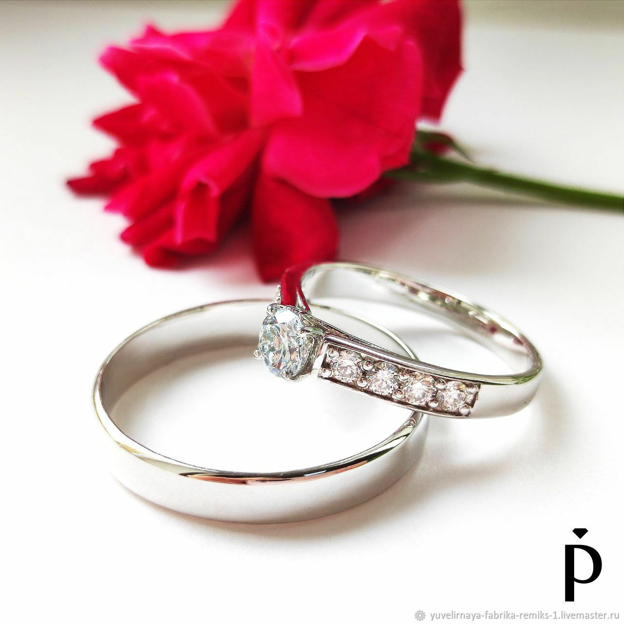 Обручальные кольца Золото Бриллианты в интернет-магазине Ярмарка ...
