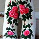 White felt boots, women's ,with embroidery,, ROSES'. Felt boots. валенки Vladimirova Oksana. Online shopping on My Livemaster.  Фото №2