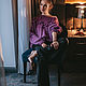 Свитер мохеровый с шишечками сливовый. Свитеры. Prettywoman_look. Ярмарка Мастеров.  Фото №4
