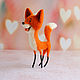 Funny Fox. Felted Toy. ufawooltoys (ufawooltoys). Online shopping on My Livemaster.  Фото №2
