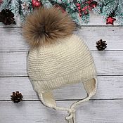 Аксессуары handmade. Livemaster - original item Knitted baby hat. Handmade.