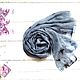Silk scarf Summer rain, batik stole, Scarves, Ramenskoye,  Фото №1