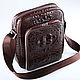 Men's bag made of genuine crocodile leather IMA0791VK1. Men\'s bag. CrocShop. My Livemaster. Фото №4