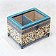 Order Tea box with glass 'Spring'. decoupage history. Livemaster. . Box Фото №3