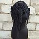 Order Brunello Cucinelli net shawl black openwork knitted with fringe. Yuliya Chernova. Livemaster. . Shawls Фото №3