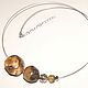 Large choker necklace balls of amber with inclusions. Chokers. podaro4ek22. Online shopping on My Livemaster.  Фото №2