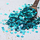Sequins 3 mm No. №9 Glossy emerald 2 g. Sequins. agraf. My Livemaster. Фото №4