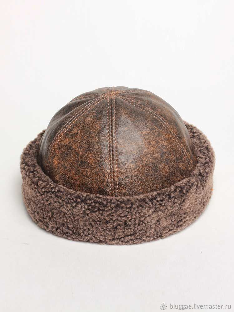 leather docker cap