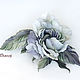 Order Rose brooch ' Rini'. Silk flowers, cloth flowers. Dizani. Livemaster. . Flowers Фото №3