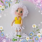 Куклы и игрушки handmade. Livemaster - original item Doll knitted Daisy.. Handmade.