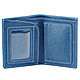 Leather wallet 'Russia '(blue). Purse. Russian leather Guild. My Livemaster. Фото №4