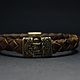 Leather bracelet-Myths of the North, Braided bracelet, Volgograd,  Фото №1