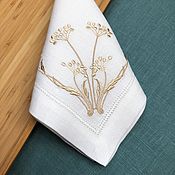 Для дома и интерьера handmade. Livemaster - original item Napkin with embroidery 