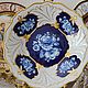 Винтаж: Старинная тарелка. 24 см. Кобальт. Weimar Porzellan. Тарелки декоративные винтажные. Винтажная посуда из Германии. Ярмарка Мастеров.  Фото №5