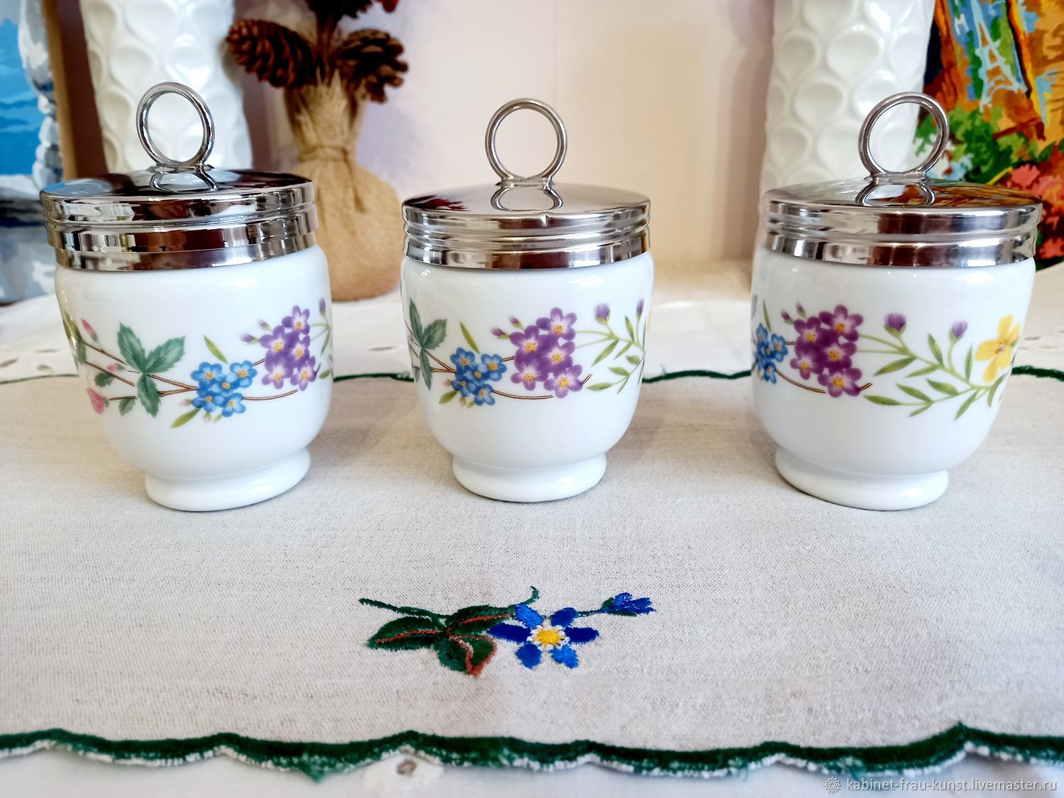 Винтаж: Редкие кодлеры серии Fairfield, на 2 яйца, Royal Worcester ...